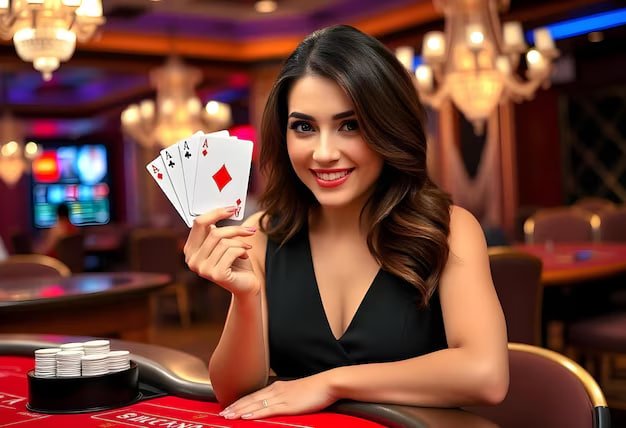 Meja Sic Bo dengan three dadu dan dealer profesional